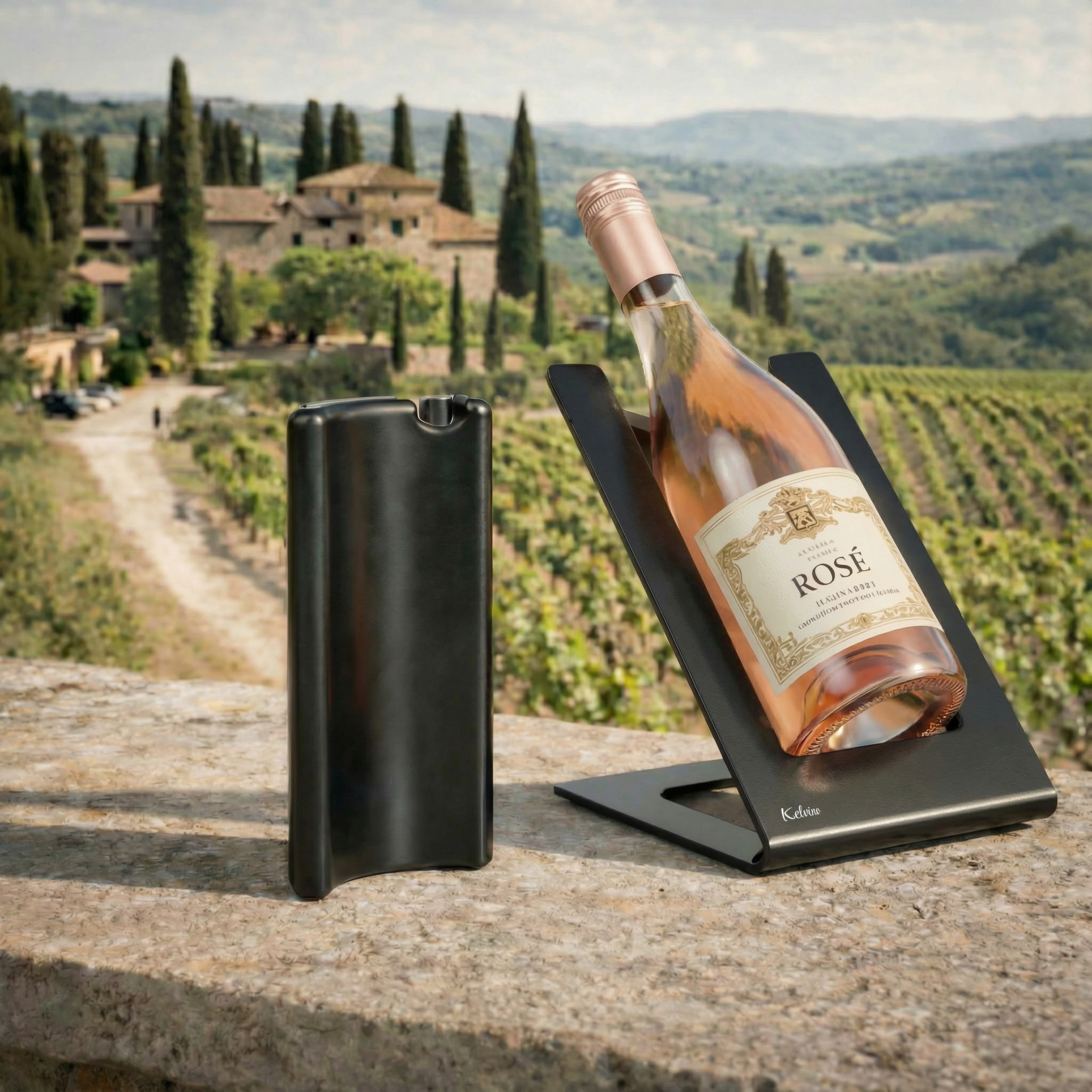 Wijnkoeler met extra koelelement